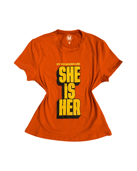 Product sample orange polo