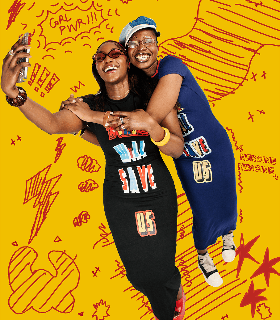 Loud, soft, sideways, and Real Wandé Esan outfits